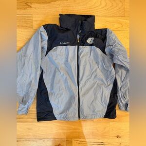 Columbia UNC rain jacket size large